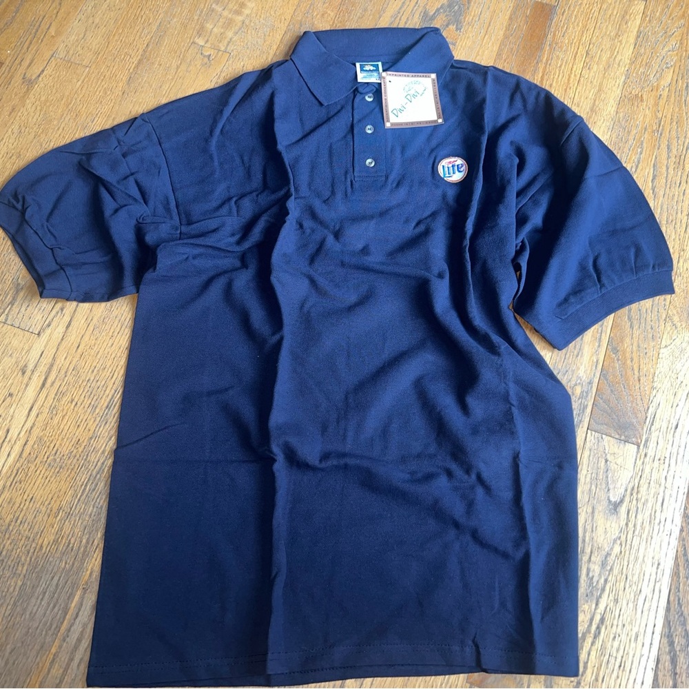 Miller Light Short Sleeve Polo Size XL